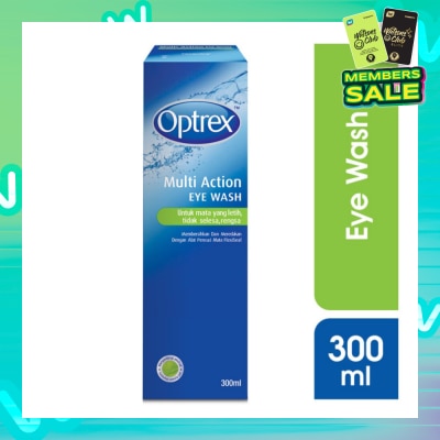 OPTREX Multi Action Eye Wash (Cools & Refreshes Tired & Sore Eyes) 300ml