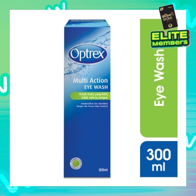 OPTREX Multi Action Eye Wash (Cools & Refreshes Tired & Sore Eyes) 300ml