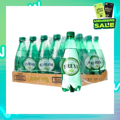 LOTTE CHILSUNG Trevi Sparkling Water Lime - Case 20 x 500ml