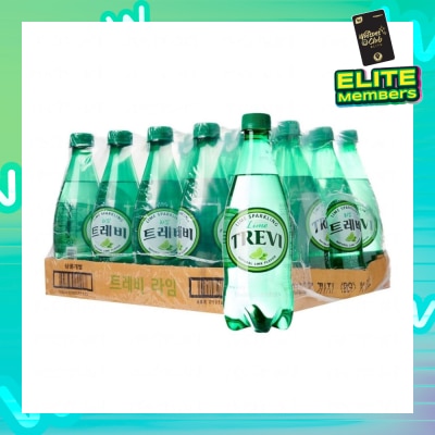 LOTTE CHILSUNG Trevi Sparkling Water Lime - Case 20 x 500ml