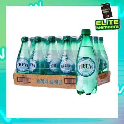 LOTTE CHILSUNG Trevi Sparkling Water Plain - Case 20 x 500ml