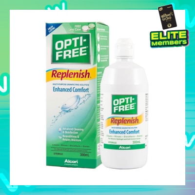OPTI FREE Replenish Enhanced Comfort Multi Purpose Disinfecting Solution 300ml