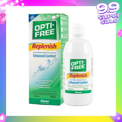 OPTI FREE Replenish Enhanced Comfort Multi Purpose Disinfecting Solution 300ml