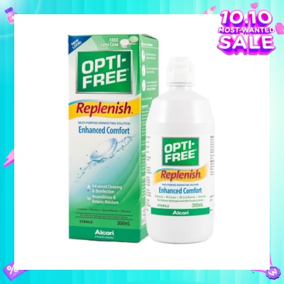 OPTI FREE Replenish Enhanced Comfort Multi Purpose Disinfecting Solution 300ml