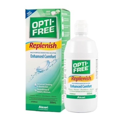 OPTI FREE Replenish Enhanced Comfort Multi Purpose Disinfecting Solution 300ml