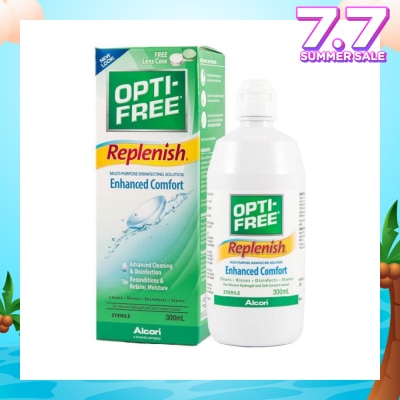 OPTI FREE Replenish Enhanced Comfort Multi Purpose Disinfecting Solution 300ml