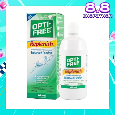 OPTI FREE Replenish Enhanced Comfort Multi Purpose Disinfecting Solution 300ml