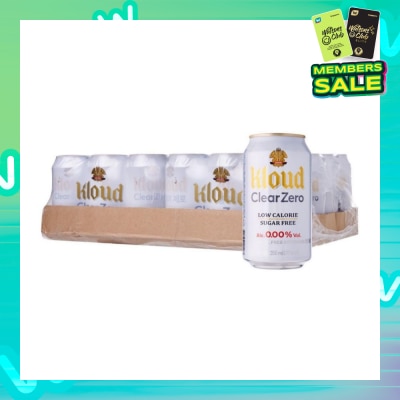 LOTTE CHILSUNG Kloud Clear Zero Non-Alcoholic Beer - Case 24 x 350ml