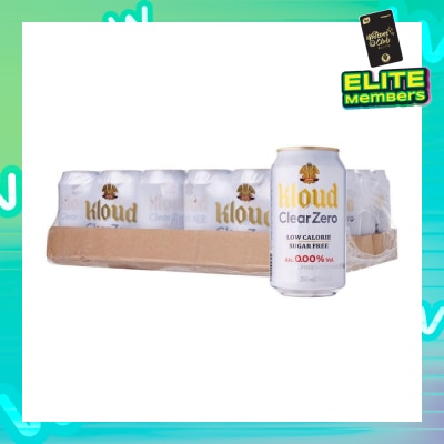 LOTTE CHILSUNG Kloud Clear Zero Non-Alcoholic Beer - Case 24 x 350ml