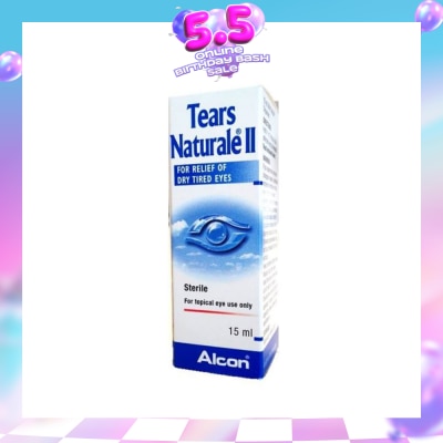 ALCON - Alcon Tears Naturale II Lubricant Eye Drops (Relief for Dry Tired Eyes) 15ml