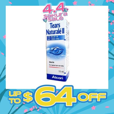 ALCON - Alcon Tears Naturale II Lubricant Eye Drops (Relief for Dry Tired Eyes) 15ml