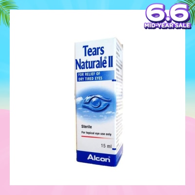 ALCON Alcon Tears Naturale II Lubricant Eye Drops (Relief for Dry Tired Eyes) 15ml
