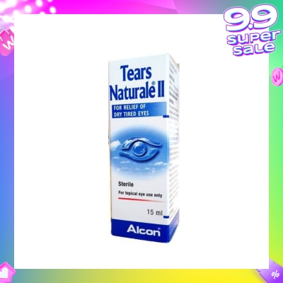 ALCON Alcon Tears Naturale II Lubricant Eye Drops (Relief for Dry Tired Eyes) 15ml