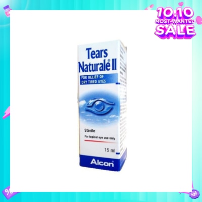 ALCON Alcon Tears Naturale II Lubricant Eye Drops (Relief for Dry Tired Eyes) 15ml