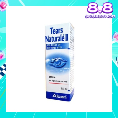 ALCON Alcon Tears Naturale II Lubricant Eye Drops (Relief for Dry Tired Eyes) 15ml