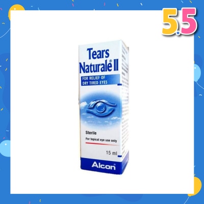 ALCON Alcon Tears Naturale II Lubricant Eye Drops (Relief for Dry Tired Eyes) 15ml