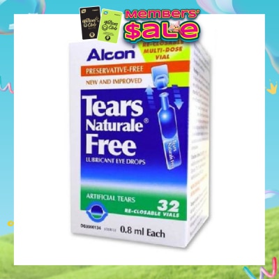 ALCON - Alcon Tears Naturale Free Lubricant Eye Drops 0.8ml x  32s