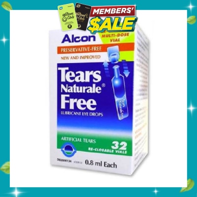 ALCON Alcon Tears Naturale Free Lubricant Eye Drops 0.8ml x 32s image