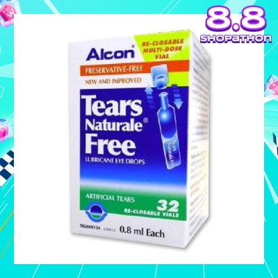 ALCON Alcon Tears Naturale Free Lubricant Eye Drops 0.8ml x  32s