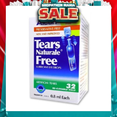 ALCON - Alcon Tears Naturale Free Lubricant Eye Drops 0.8ml x  32s