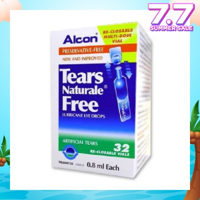 ALCON Alcon Tears Naturale Free Lubricant Eye Drops 0.8ml x  32s