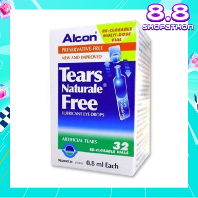 ALCON Alcon Tears Naturale Free Lubricant Eye Drops 0.8ml x  32s