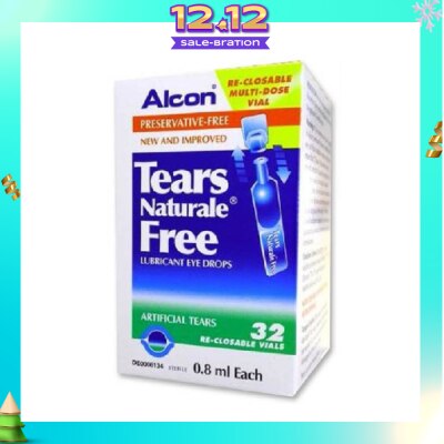 ALCON Alcon Tears Naturale Free Lubricant Eye Drops 0.8ml x  32s