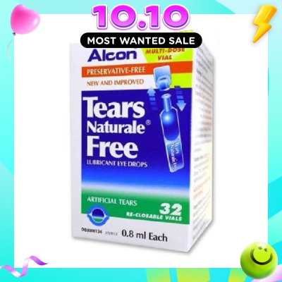 ALCON Alcon Tears Naturale Free Lubricant Eye Drops 0.8ml x 32s image