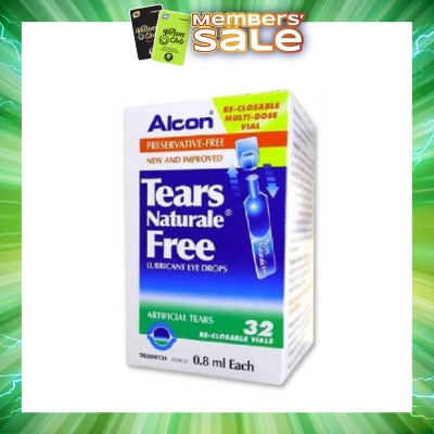 ALCON - Alcon Tears Naturale Free Lubricant Eye Drops 0.8ml x  32s