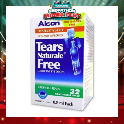 ALCON - Alcon Tears Naturale Free Lubricant Eye Drops 0.8ml x 32s