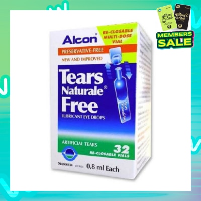 ALCON Alcon Tears Naturale Free Lubricant Eye Drops 0.8ml x  32s