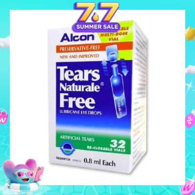 ALCON - Alcon Tears Naturale Free Lubricant Eye Drops 0.8ml x  32s
