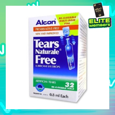 ALCON Alcon Tears Naturale Free Lubricant Eye Drops 0.8ml x  32s