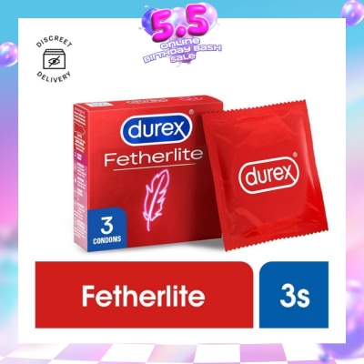 DUREX - Fetherlite Condoms 3s