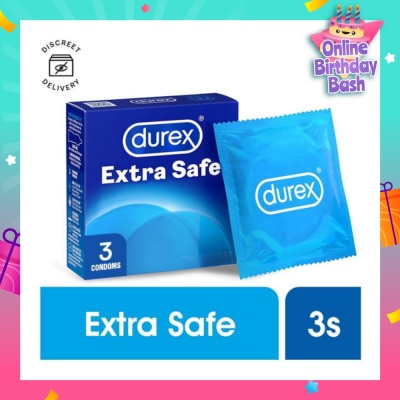 DUREX Extra Safe Condoms 3s