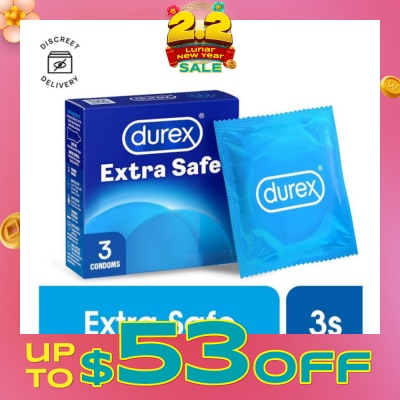 DUREX Extra Safe Condoms 3s