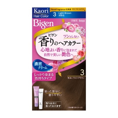 BIGEN - Kaori Hair Color Cream 3 Light Brown 166g