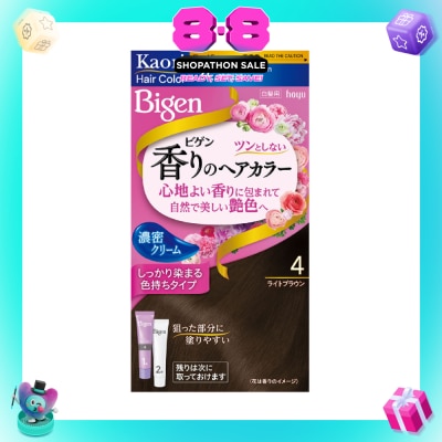 BIGEN - Kaori Hair Color Cream 4 Medium Brown 166g