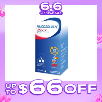 MUCOSOLVAN - Cough Relief Syrup 100ml