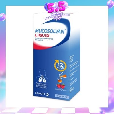 MUCOSOLVAN - Cough Relief Syrup 100ml