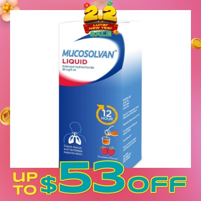 MUCOSOLVAN Cough Relief Syrup 100ml