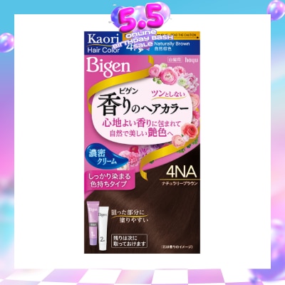 BIGEN - Kaori Hair Color Cream 4NA Naturally Brown 166g