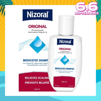 NIZORAL Ketoconazole 2% Shampoo (Helps Relief Itching , Redness And Flaking) 100ml