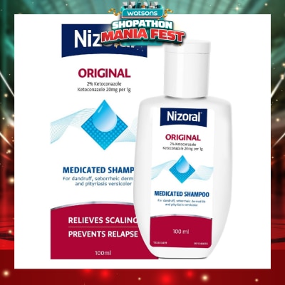 NIZORAL - Ketoconazole 2% Shampoo (Helps Relief Itching , Redness And Flaking) 100ml