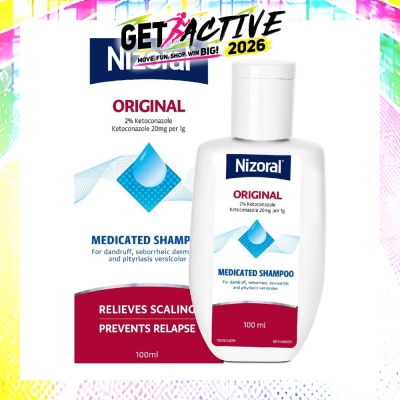 NIZORAL - Ketoconazole 2% Shampoo (Helps Relief Itching , Redness And Flaking) 100ml image