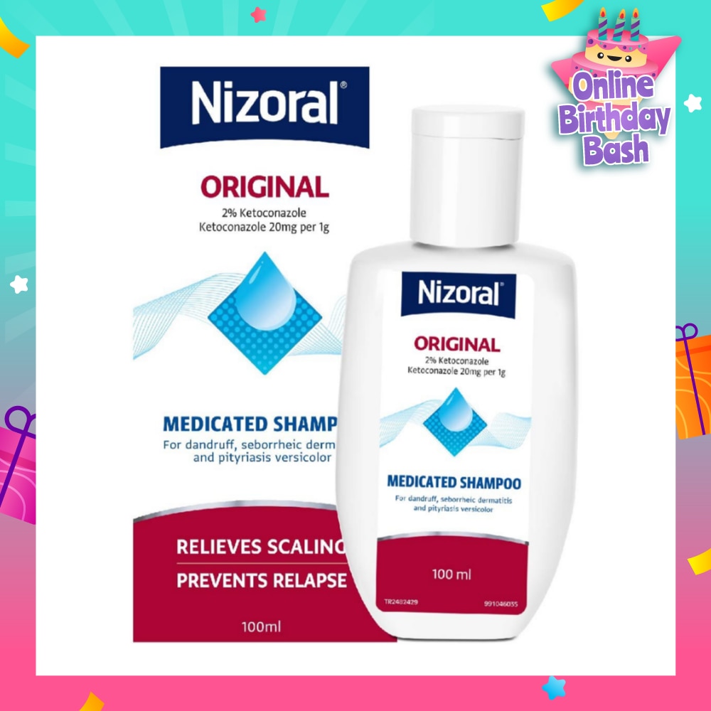 Ketoconazole 2% Shampoo (Helps Relief Itching , Redness And Flaking) 100ml