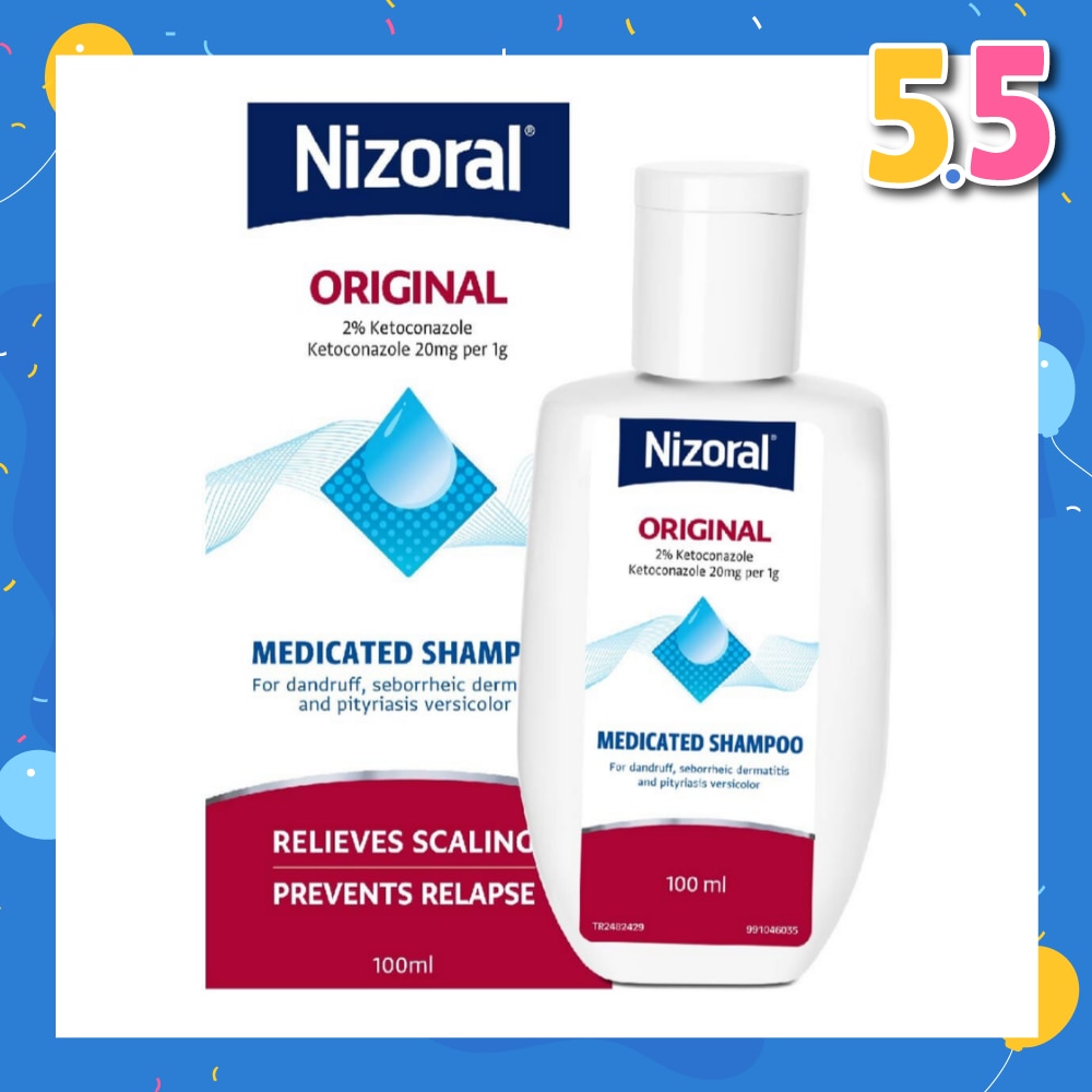 Ketoconazole 2% Shampoo (Helps Relief Itching , Redness And Flaking) 100ml