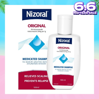 NIZORAL Ketoconazole 2% Shampoo (Helps Relief Itching , Redness And Flaking) 100ml