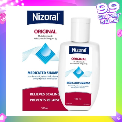 NIZORAL Ketoconazole 2% Shampoo (Helps Relief Itching , Redness And Flaking) 100ml