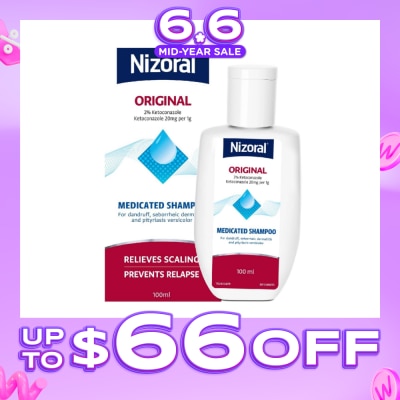 NIZORAL - Ketoconazole 2% Shampoo (Helps Relief Itching , Redness And Flaking) 100ml